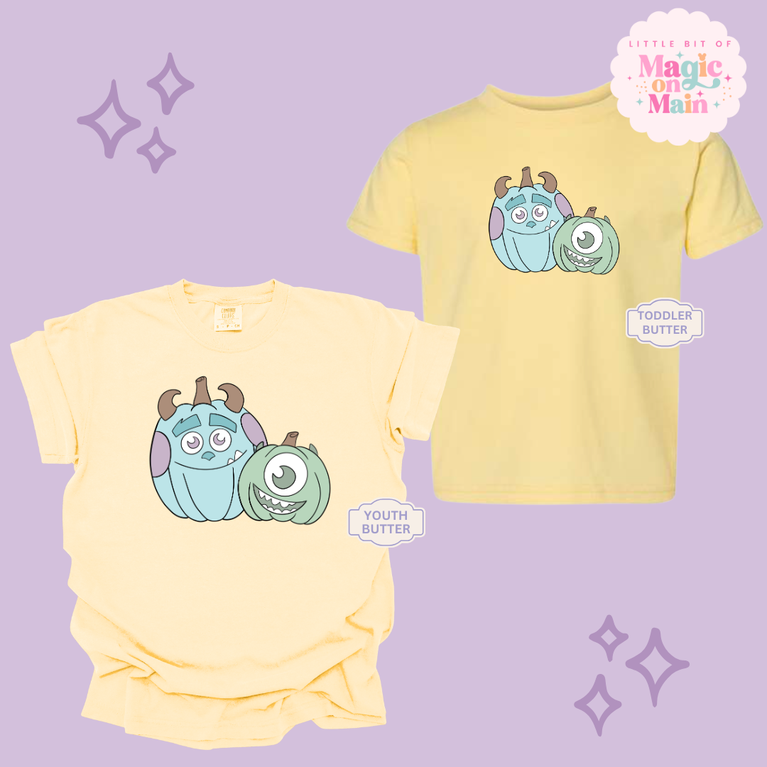 PRINTED MONSTER PUMPKINS - YOUTH/TODDLER