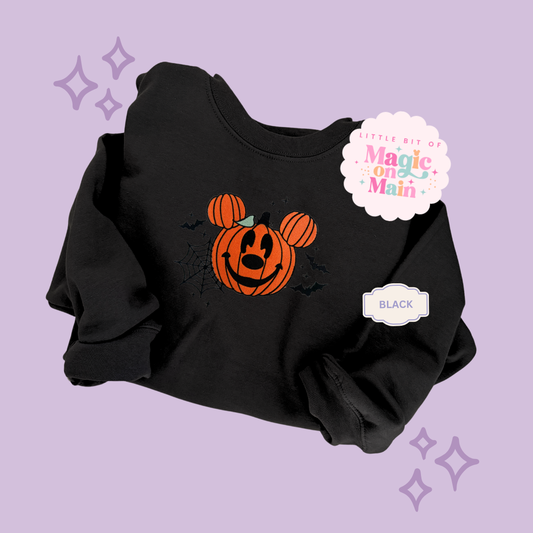 EMBROIDERED MCKY PUMPKIN - EXCLUSIVE TO MoM - ADULT SWEATSHIRT 10057