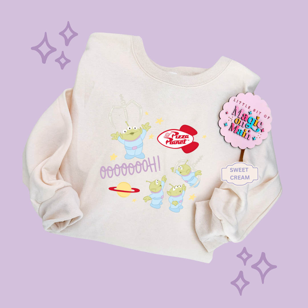PRINTED ALIENS - EXCLUSIVE TO MoM - ADULT SWEATSHIRT