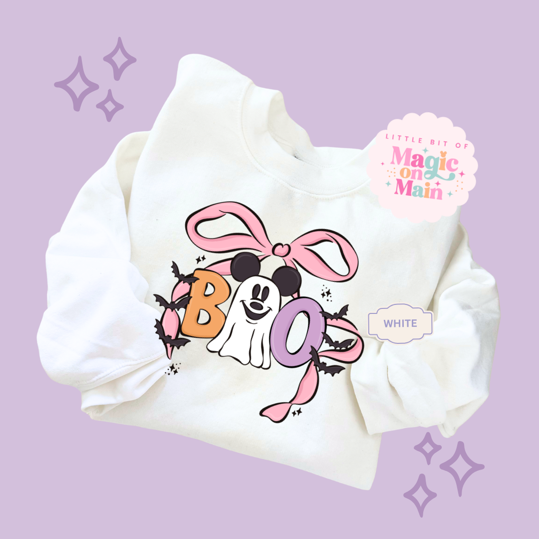 PRINTED BOO (no text) - ADULT SWEATSHIRT