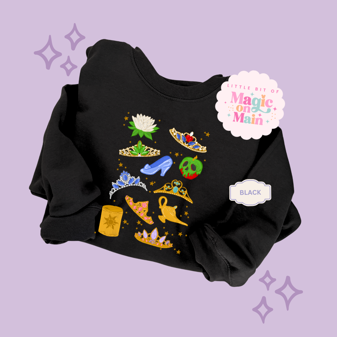PRINTED PRINCESS ELEMENTS - ADULT SWEATSHIRT 10050