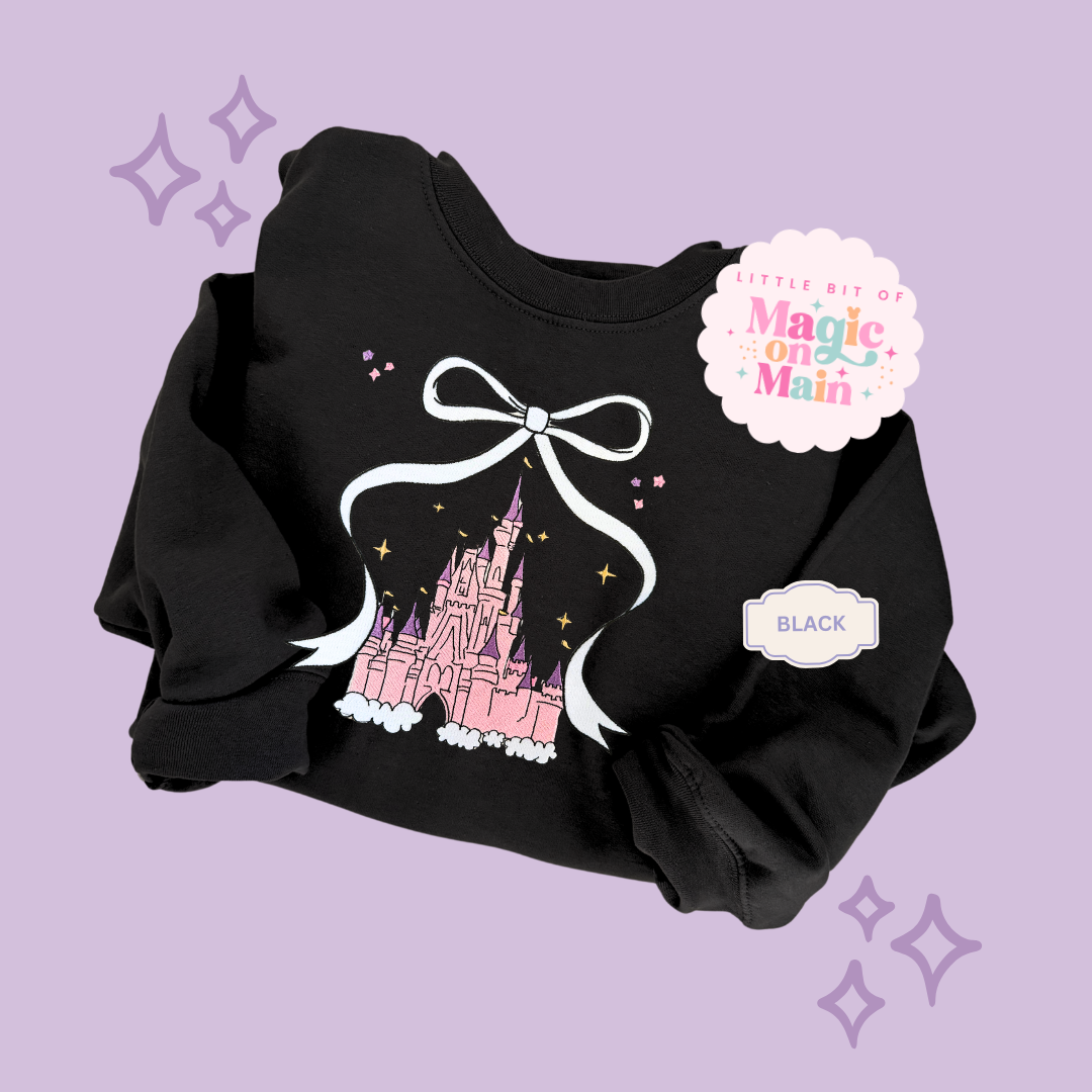 EMBROIDERED CASTLE - ADULT SWEATSHIRT