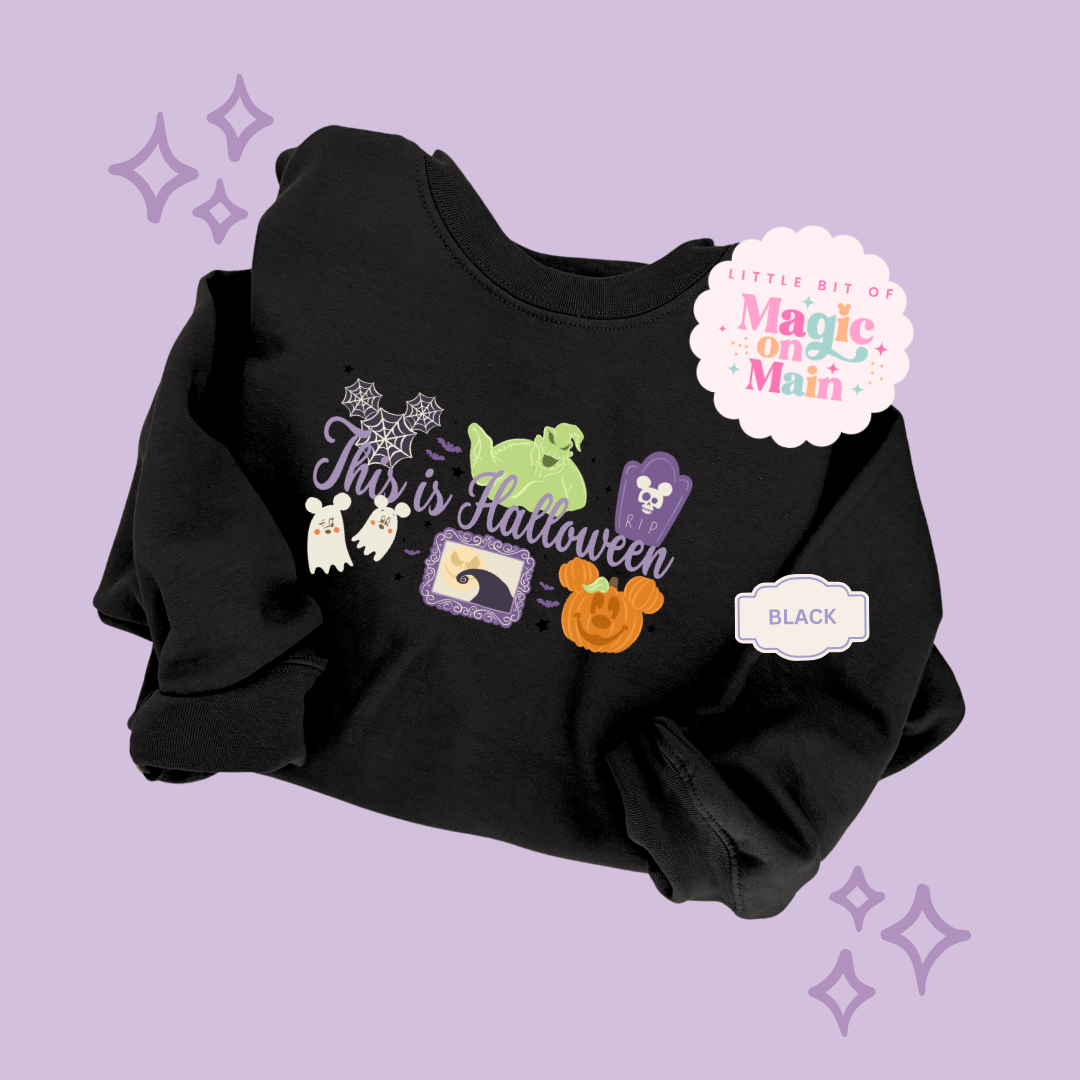 PRINTED THIS IS HALLOWEEN - EXCLUSIVE TO MoM - ADULT SWEATSHIRT