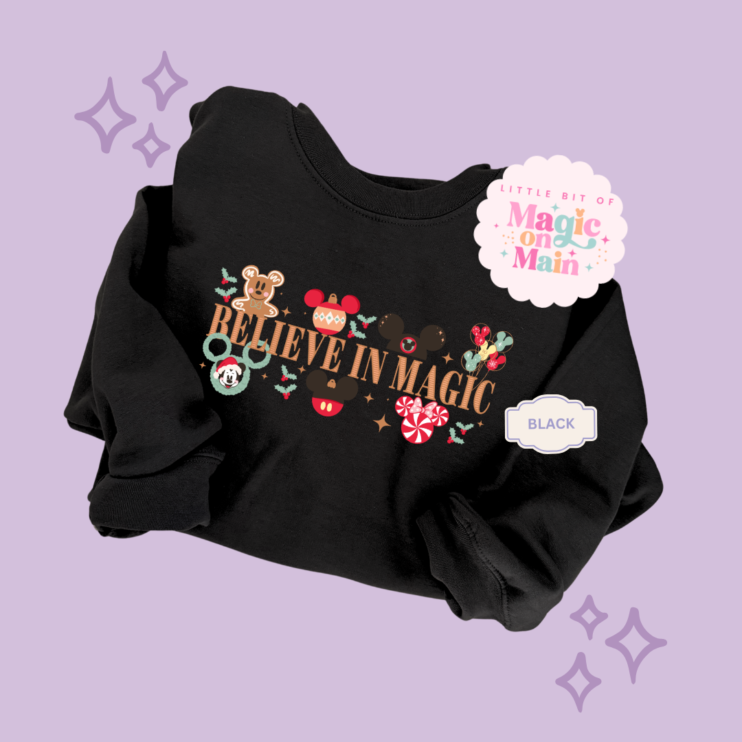 PRINTED BELIEVE IN MAGIC - EXCLUSIVE TO MoM - ADULT SWEATSHIRT