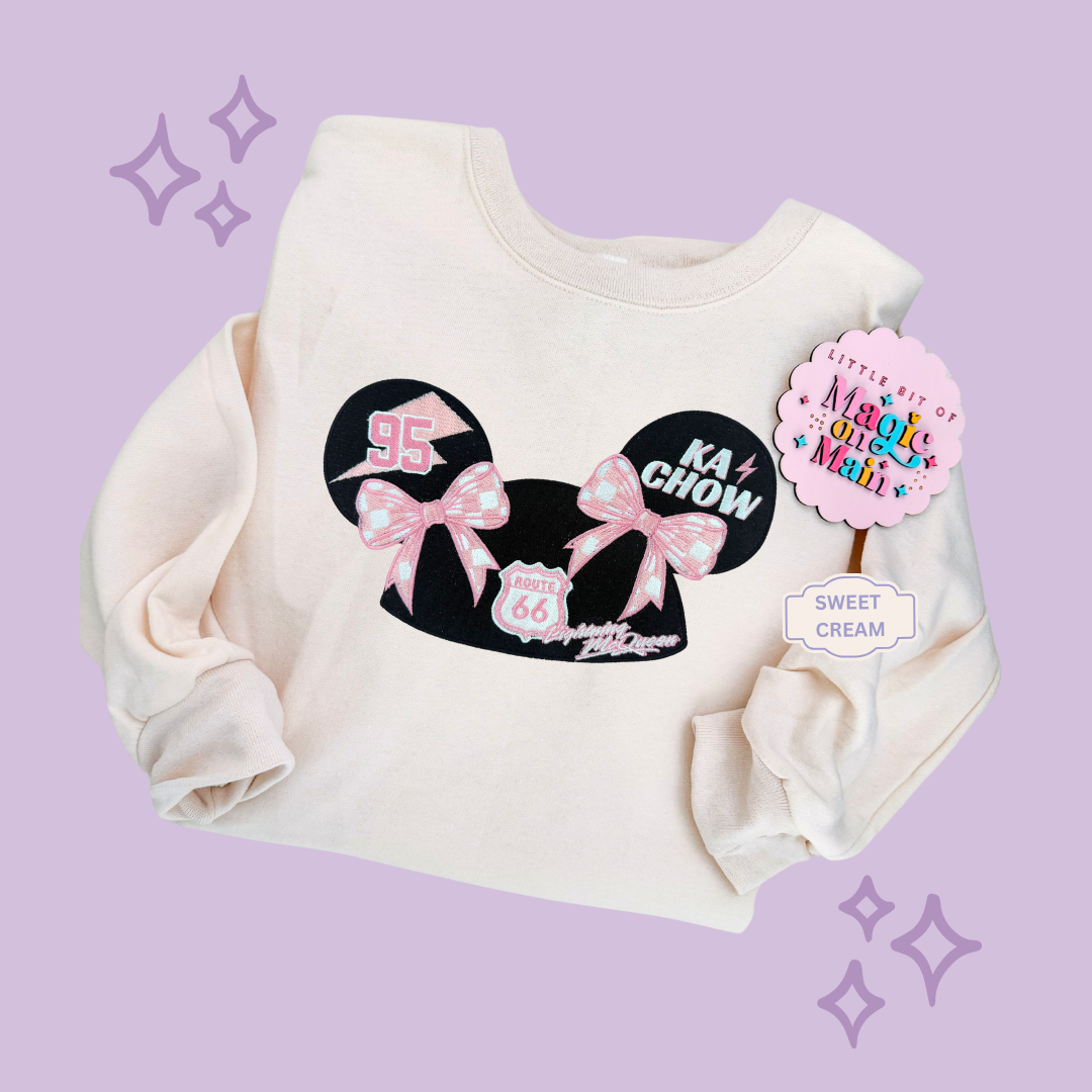 EMBROIDERED PINK LMQ HAT - EXCLUSIVE COLLAB - ADULT SWEATSHIRT