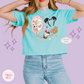 PRINTED PARK GIRLIE COFFEE & SNACKS - WOMENS BOXY T-SHIRT