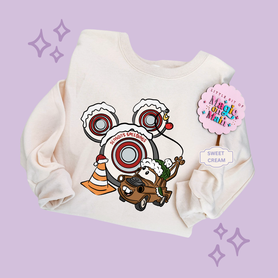 PRINTED SEASONS SPEEDINGS - ADULT SWEATSHIRT