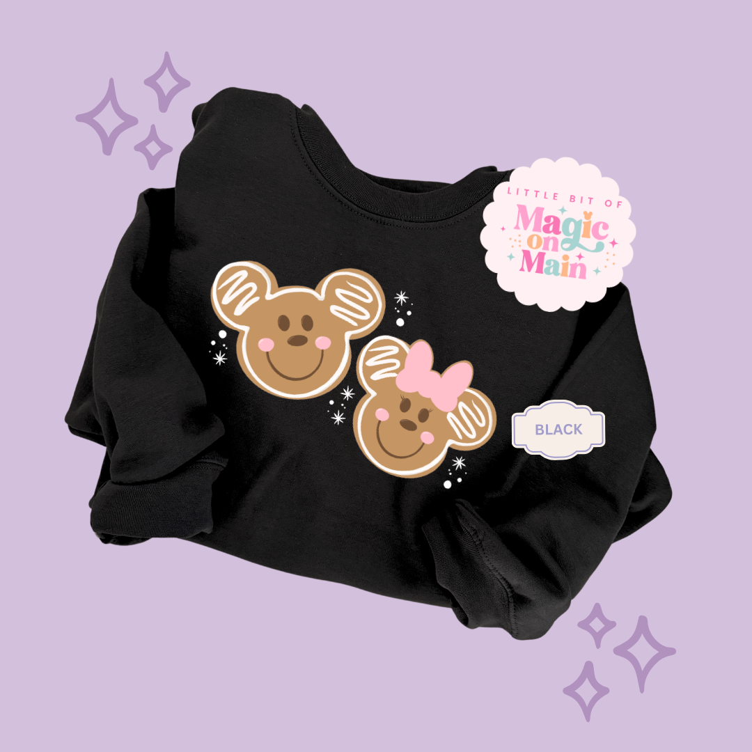 PRINTED GINGERBREAD - EXCLUSIVE TO MoM - ADULT SWEATSHIRT