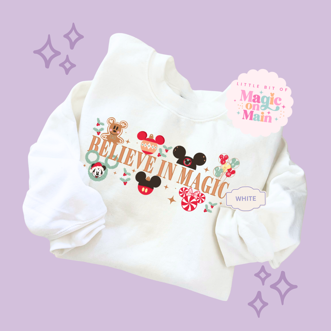 PRINTED BELIEVE IN MAGIC - EXCLUSIVE TO MoM - ADULT SWEATSHIRT