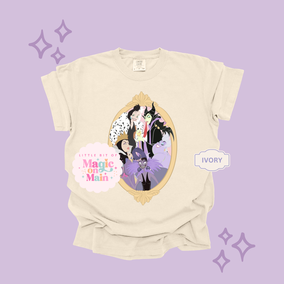 PRINTED VILLAINS COQUETTE - EXCLUSIVE TO MoM - ADULT T-SHIRT