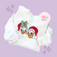 EMBROIDERED DONALD & DAISY CHRISTMAS - ADULT SWEATSHIRT
