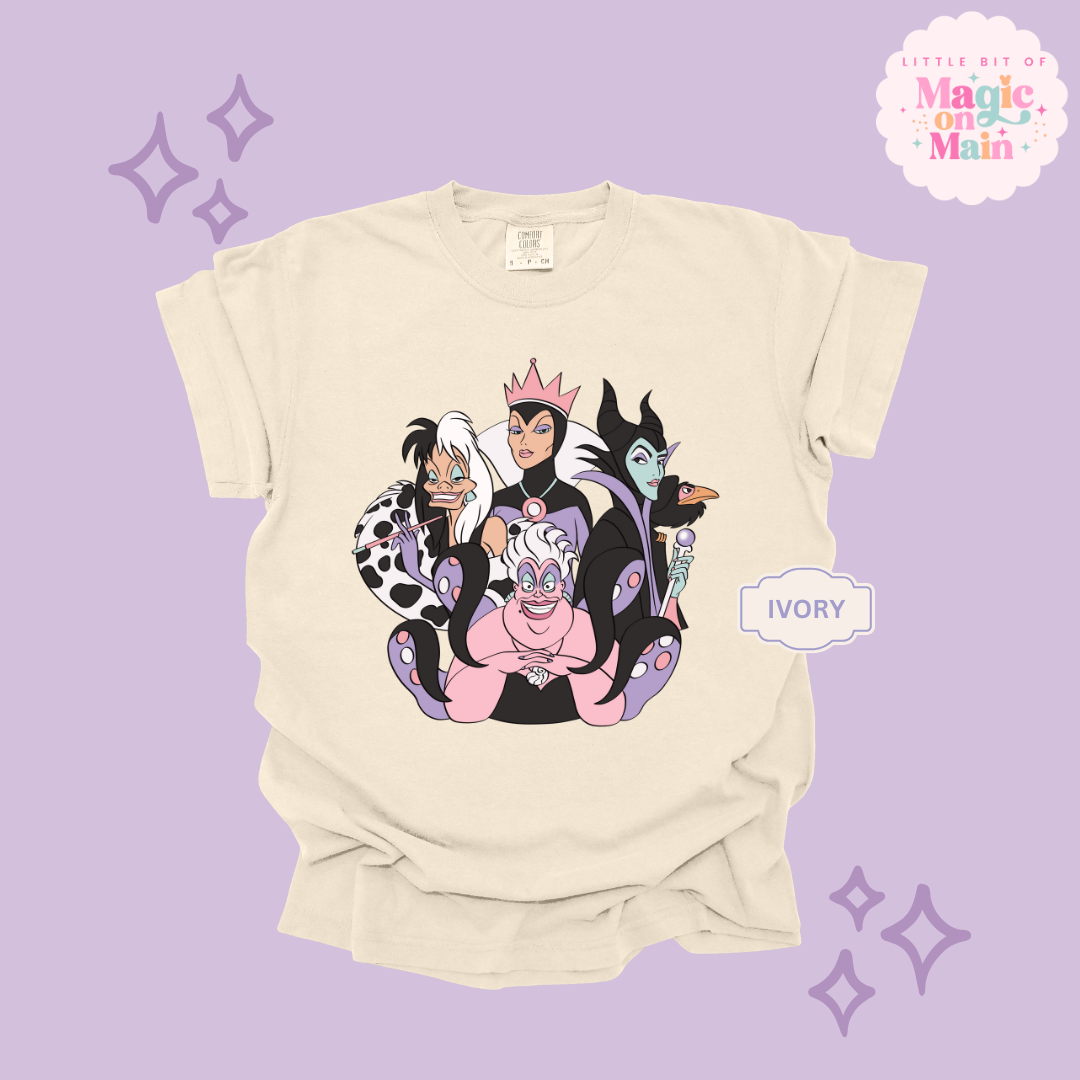 PRINTED VILLAINS - ADULT T-SHIRT