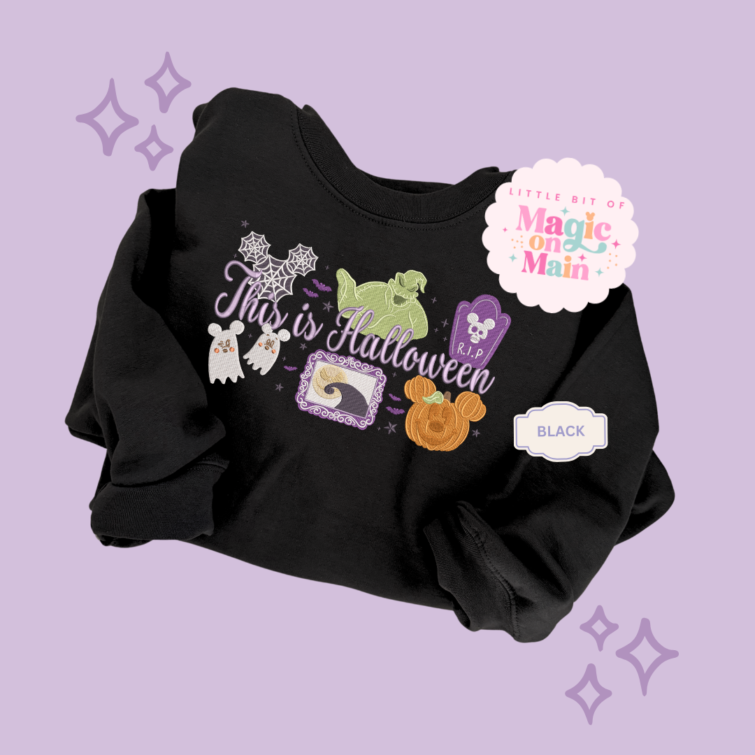 EMBROIDERED THIS IS HALLOWEEN - EXCLUSIVE TO MoM - ADULT SWEATSHIRT