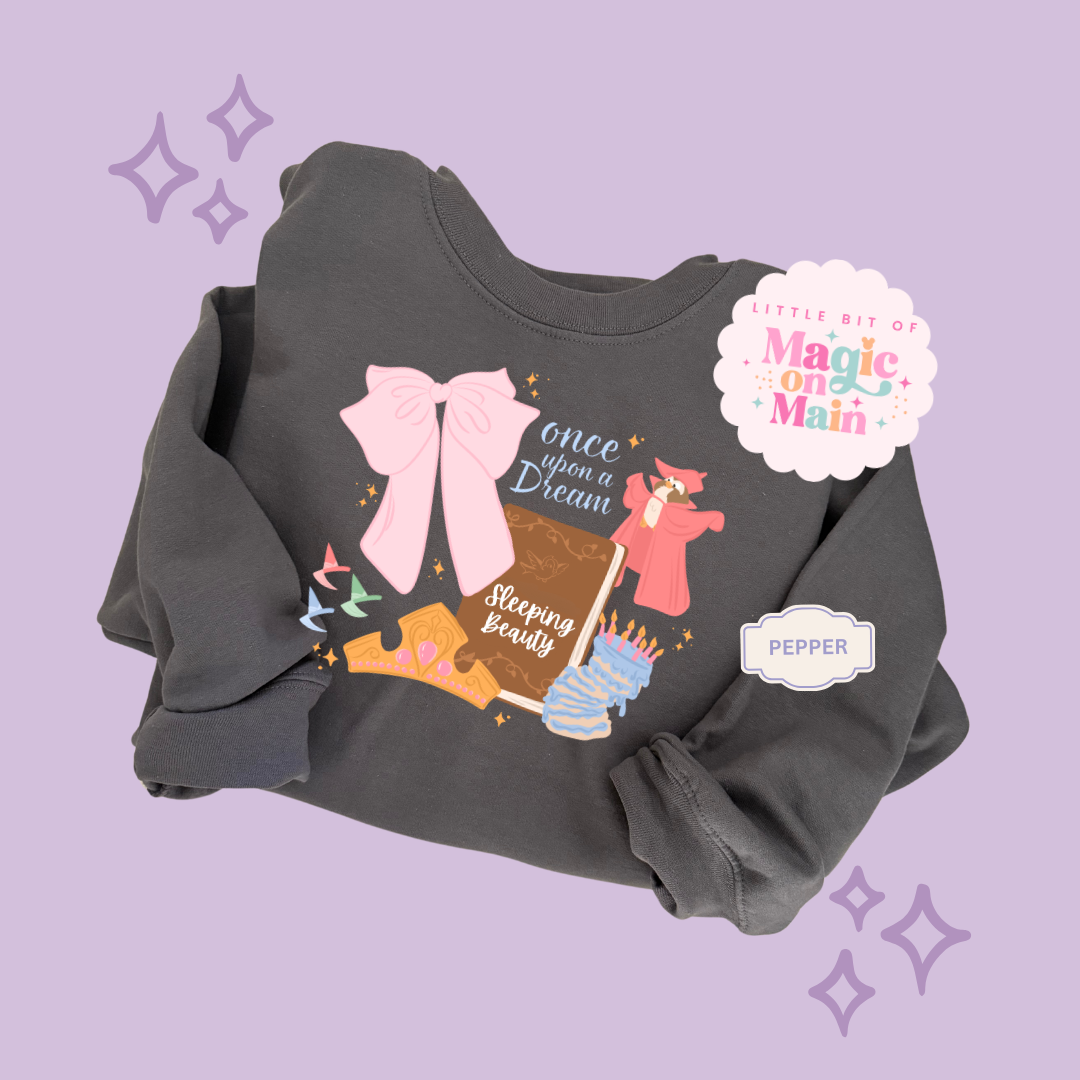 PRINTED ONCE UPON A DREAM  - EXCLUSIVE TO MoM - ADULT SWEATSHIRT 10048