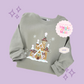 EMBROIDERED GINGERBREAD CASTLE - EXCLUSIVE TO MoM - ADULT SWEATSHIRT