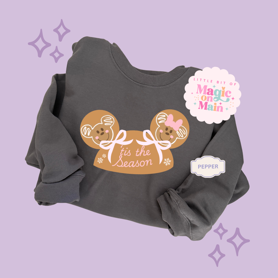PRINTED GINGERBREAD HOLIDAY HAT- EXCLUSIVE TO MoM - ADULT SWEATSHIRT