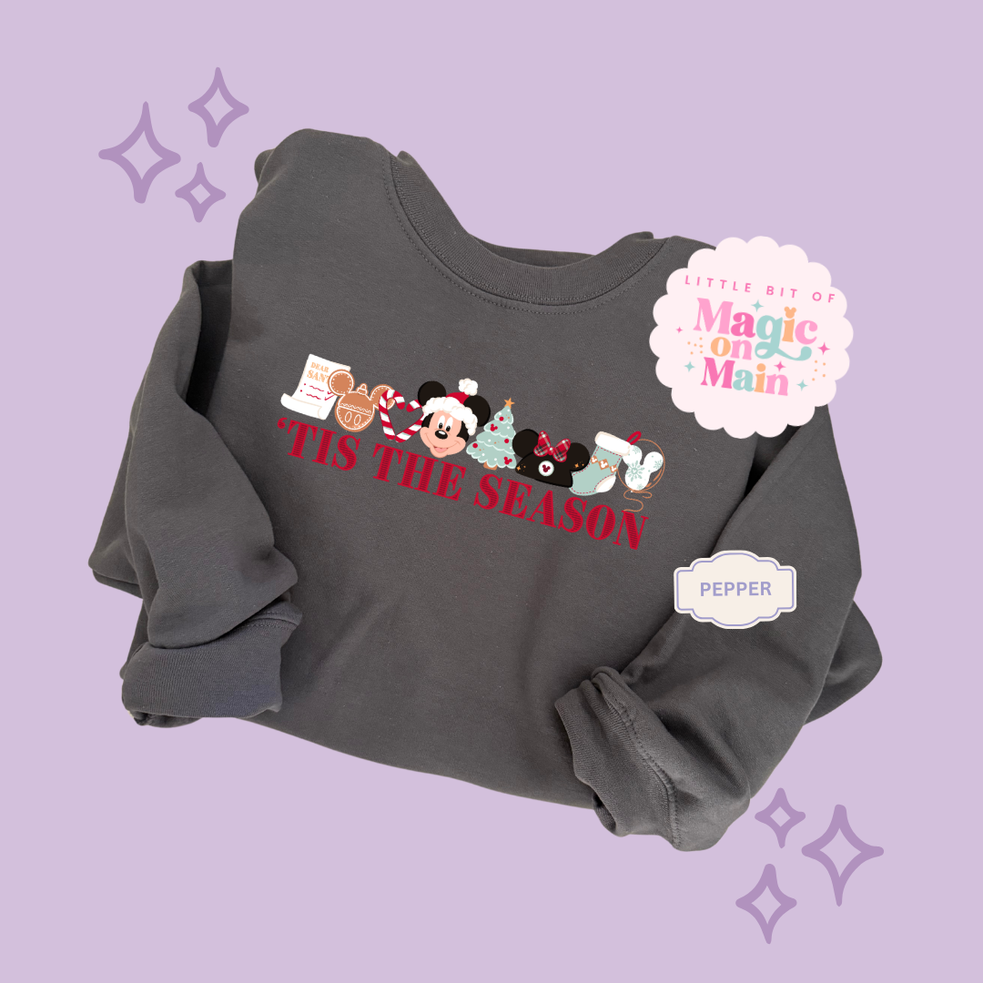 PRINTED TIS THE SEASON - EXCLUSIVE TO MoM - ADULT SWEATSHIRT