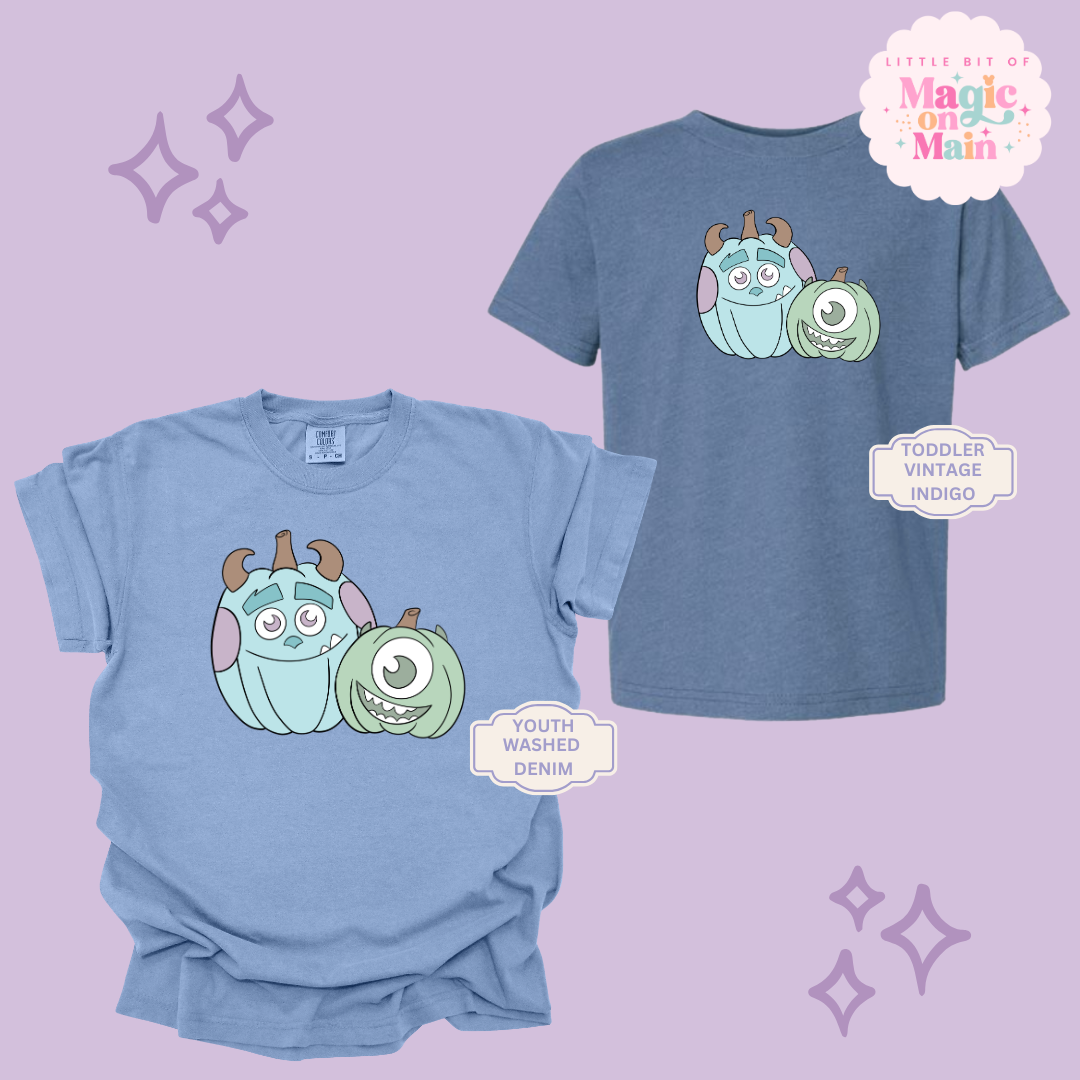PRINTED MONSTER PUMPKINS - YOUTH/TODDLER