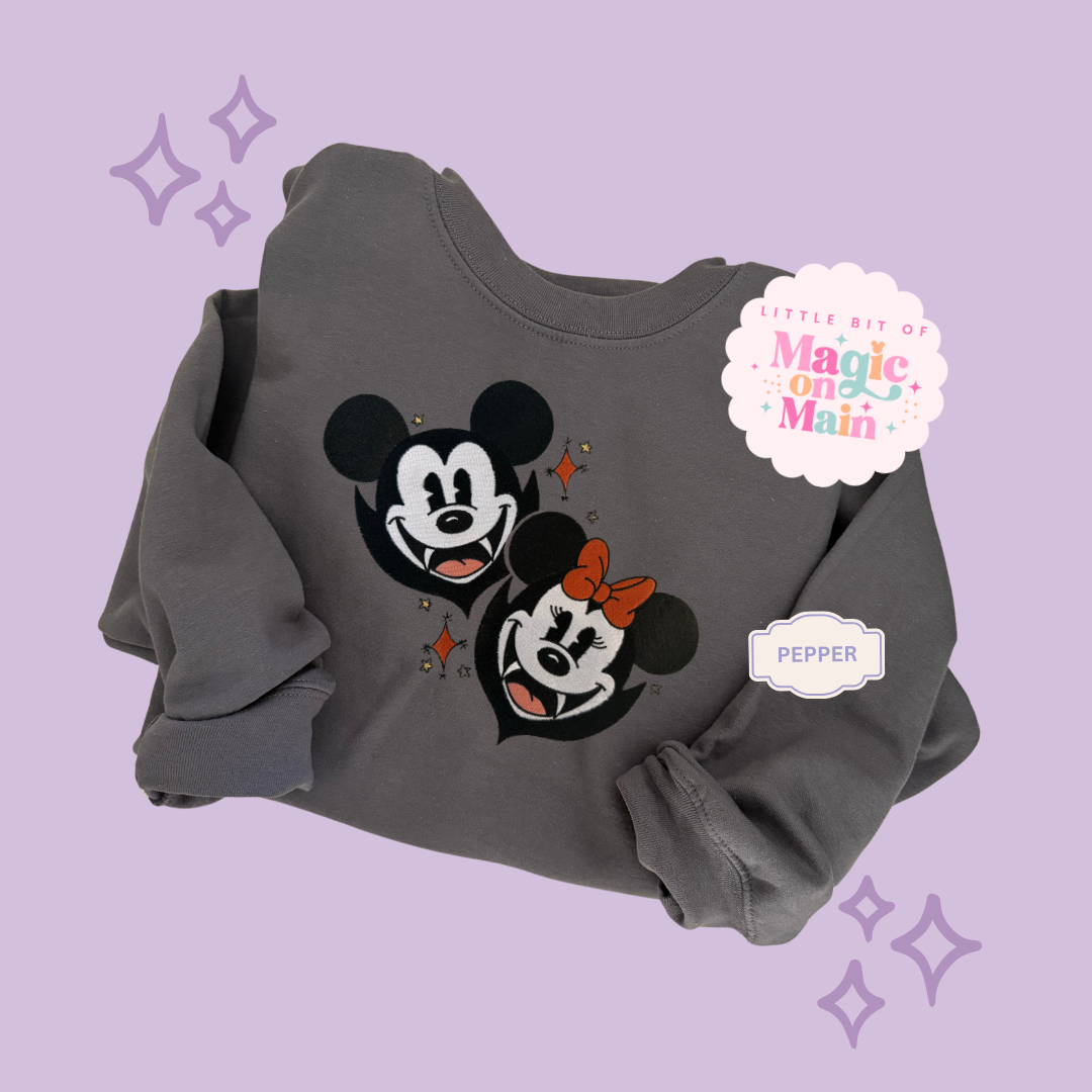EMBROIDERED MCKY VAMPIRE - EXCLUSIVE TO MoM - ADULT SWEATSHIRT 10058
