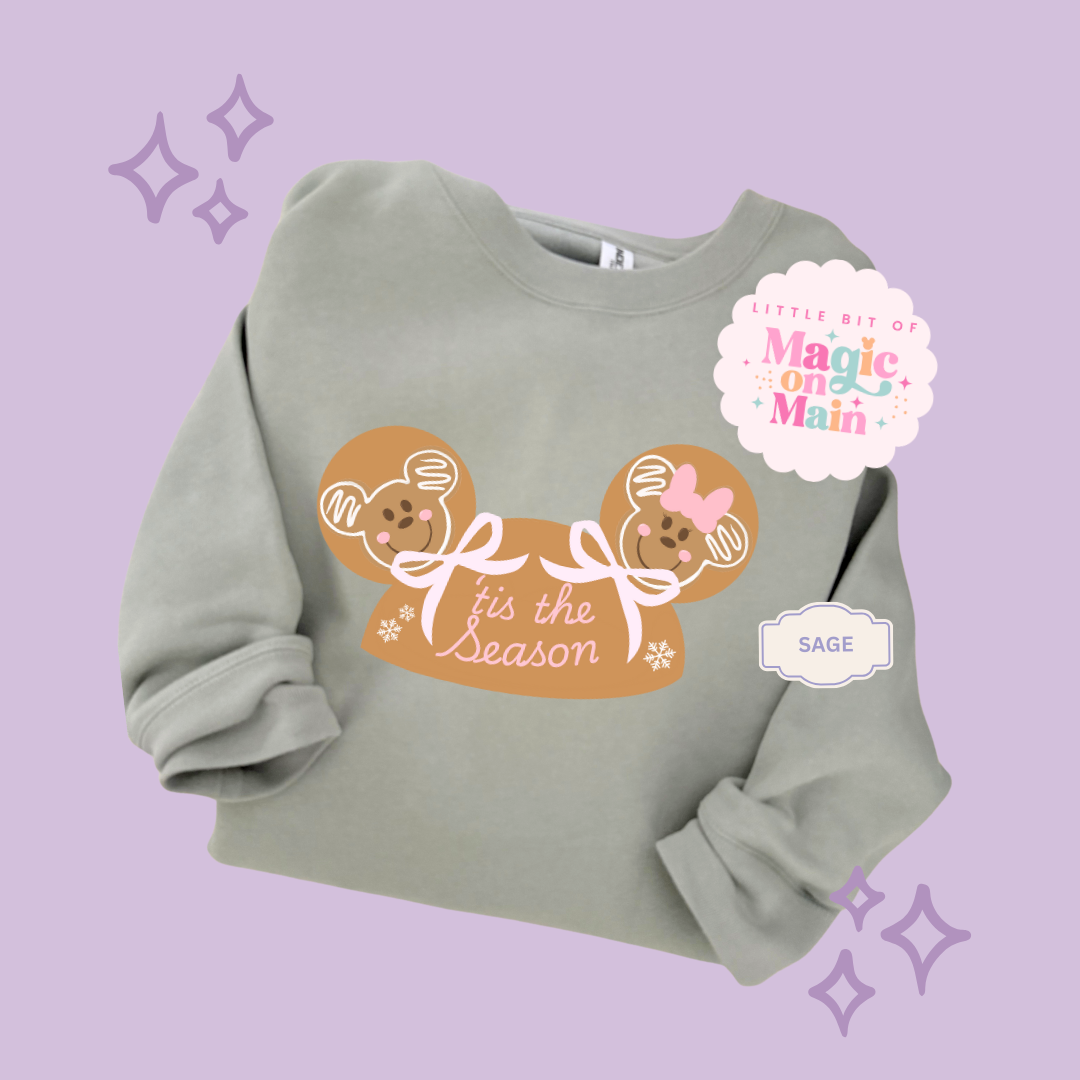PRINTED GINGERBREAD HAT - EXCLUSIVE TO MoM - ADULT SWEATSHIRT