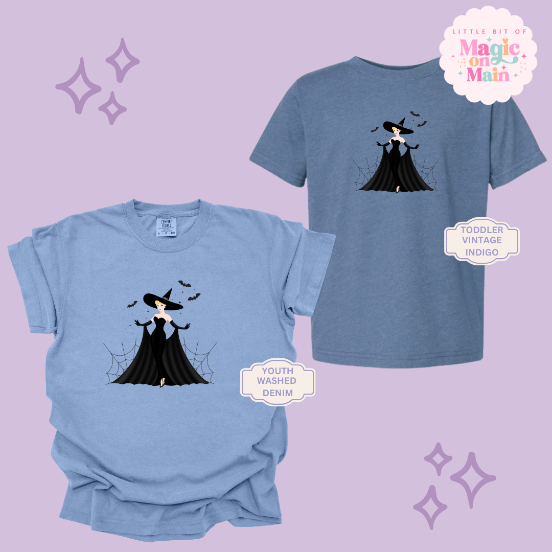 PRINTED SPOOKY CINDY - YOUTH/TODDLER