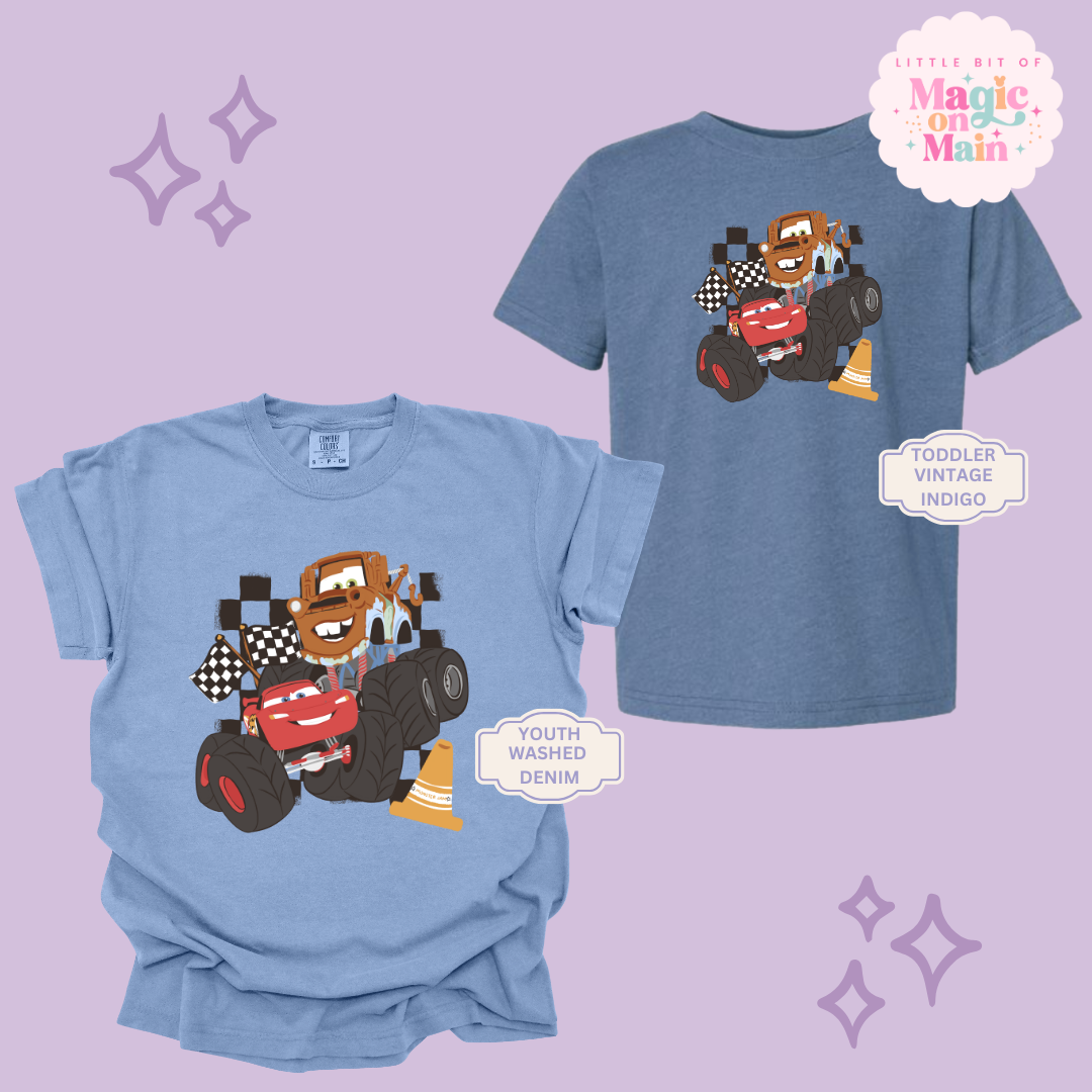 PRINTED CAR FRIENDS - YOUTH/TODDLER
