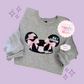 EMBROIDERED PINK LMQ HAT - EXCLUSIVE COLLAB - ADULT SWEATSHIRT