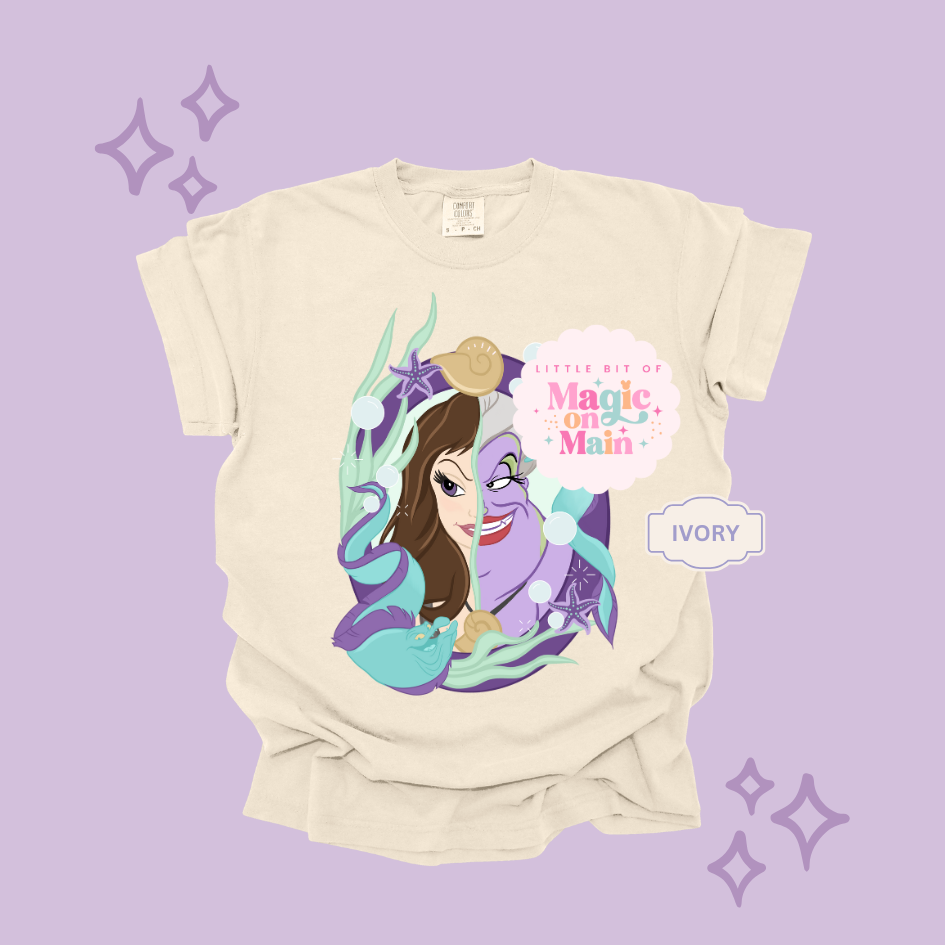 PRINTED VANESSA SEA WITCH - EXCLUSIVE TO MoM - ADULT T-SHIRT
