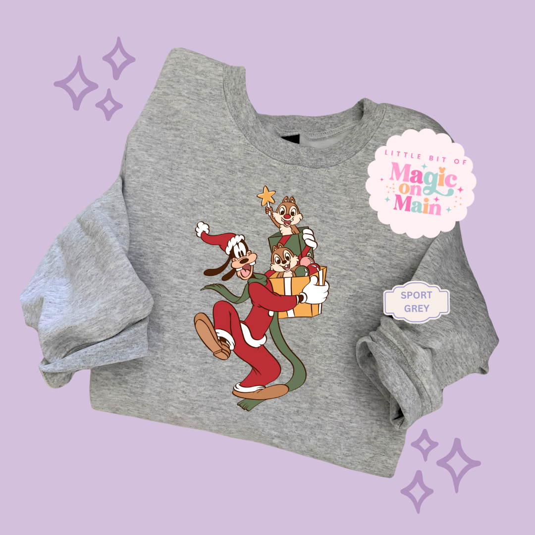 PRINTED GOOFY AND FRIENDS  - ADULT SWEATSHIRT