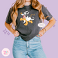 PRINTED HALLOWEEN PLUTO - WOMENS BOXY T-SHIRT