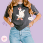 PRINTED GHOST DAISY - WOMENS BOXY T-SHIRT
