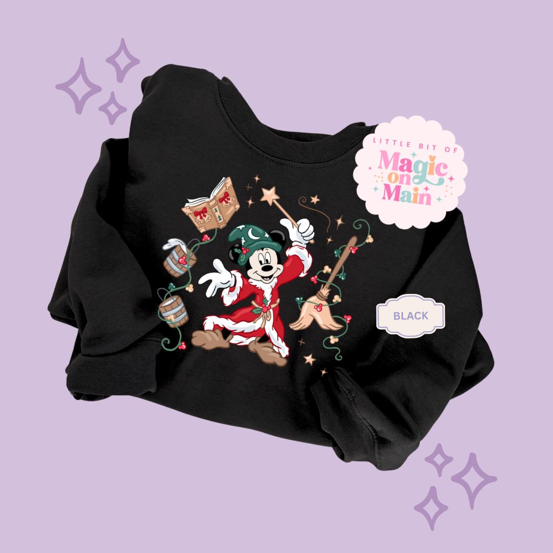 PRINTED CHRISTMAS SORCERER - ADULT SWEATSHIRT
