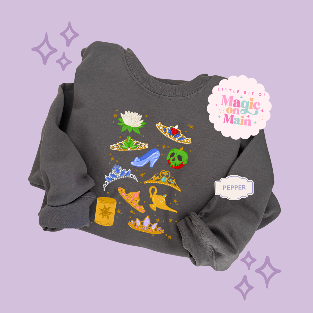 PRINTED PRINCESS ELEMENTS - ADULT SWEATSHIRT 10050