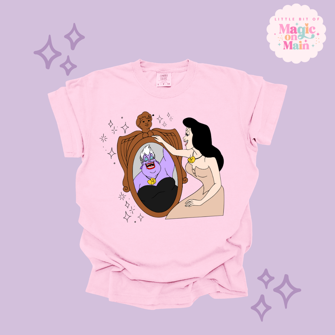 PRINTED VANESSA MIRROR WITH SPARKLE - ADULT T-SHIRT