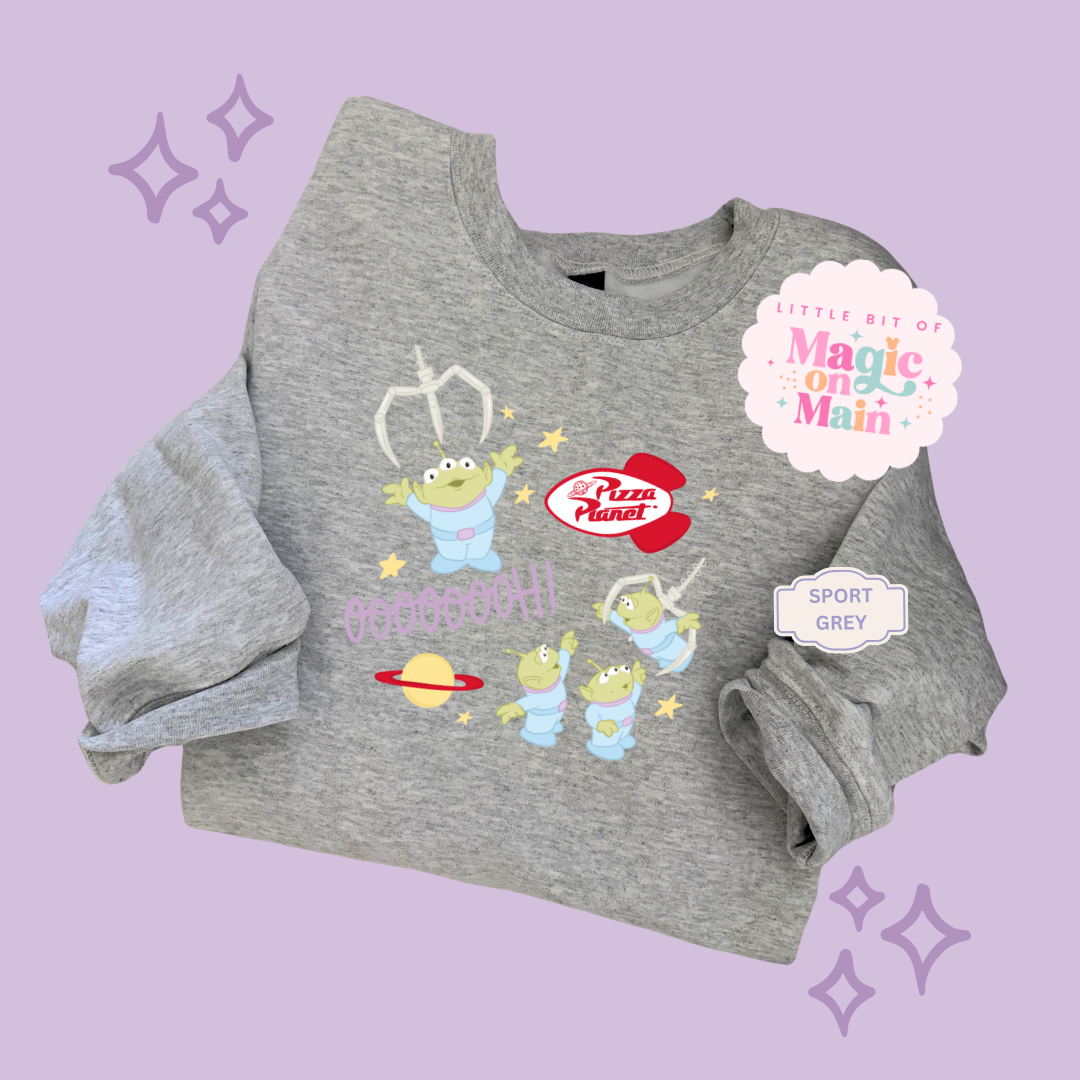 PRINTED ALIENS - EXCLUSIVE TO MoM - ADULT SWEATSHIRT