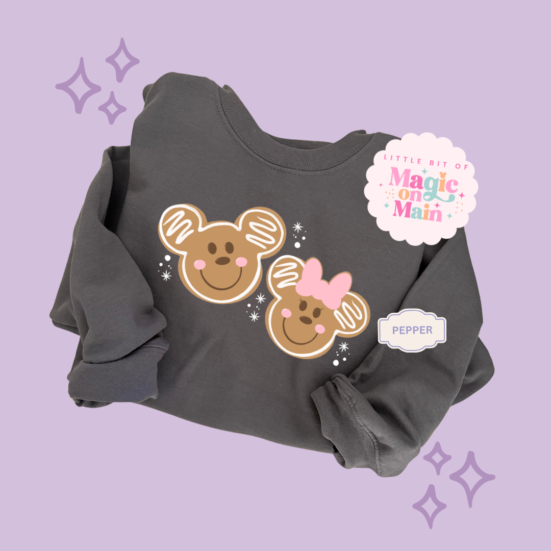 PRINTED GINGERBREAD - EXCLUSIVE TO MoM - ADULT SWEATSHIRT
