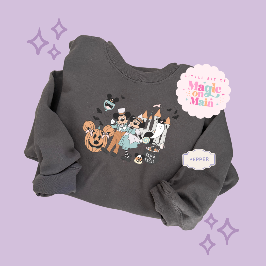 PRINTED MAIN ST HALLOWEEN - ADULT SWEATSHIRT