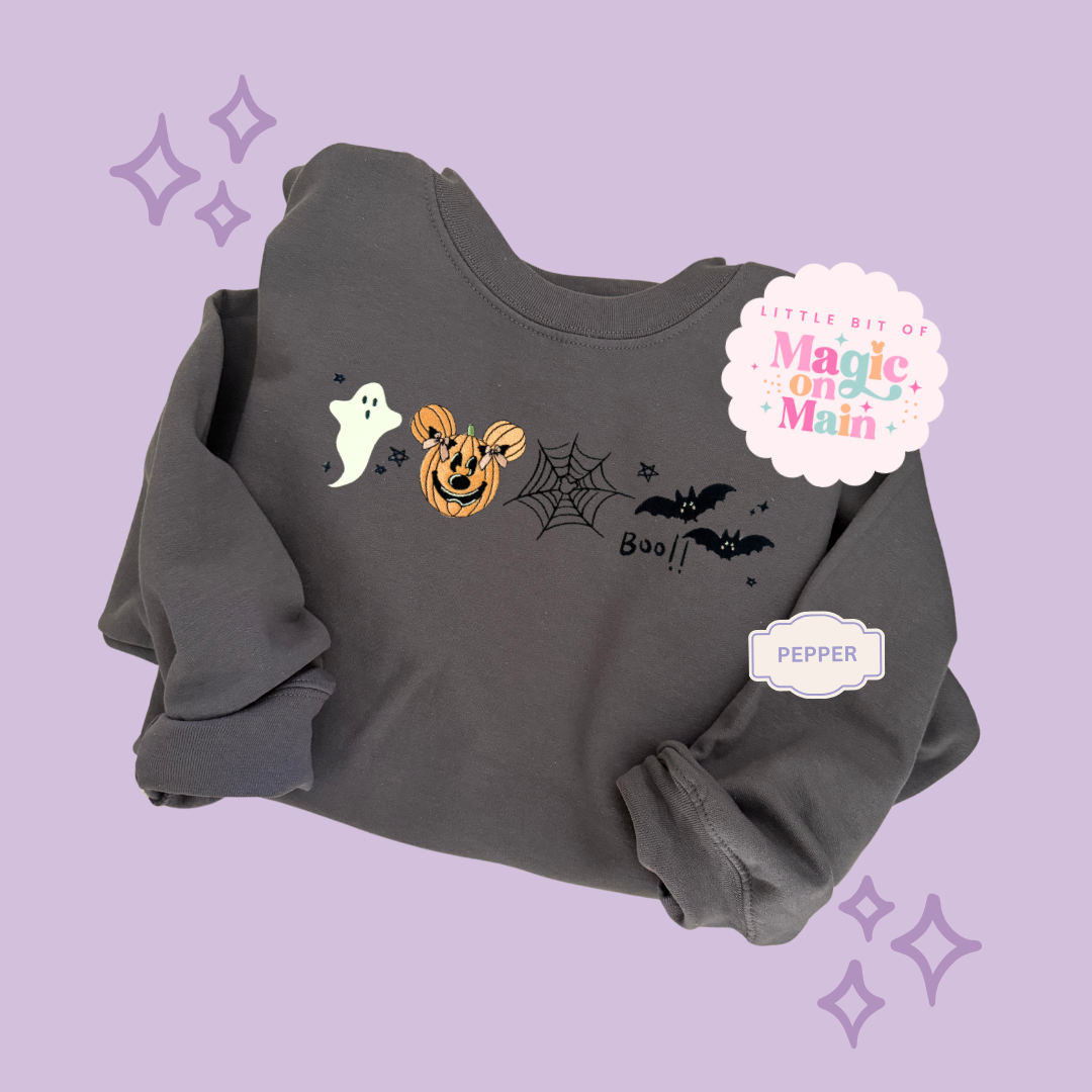 EMBROIDERED BOO CREW - EXCLUSIVE TO MoM - ADULT SWEATSHIRT
