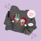 EMBROIDERED MERRY DNLD DAISY - ADULT SWEATSHIRT
