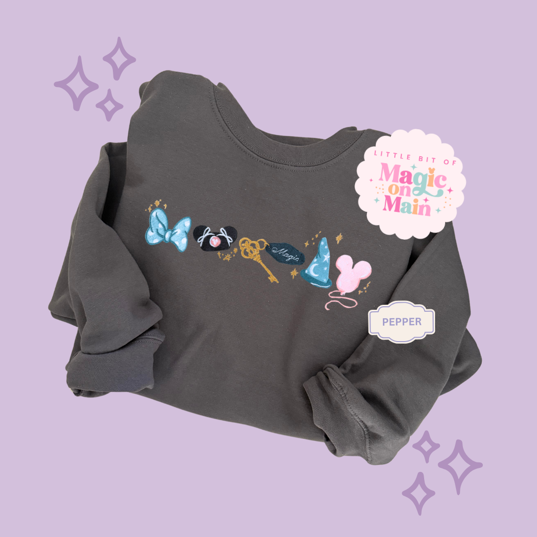 EMBROIDERED PARK DAY MAGIC - EXCLUSIVE TO MoM - ADULT SWEATSHIRT