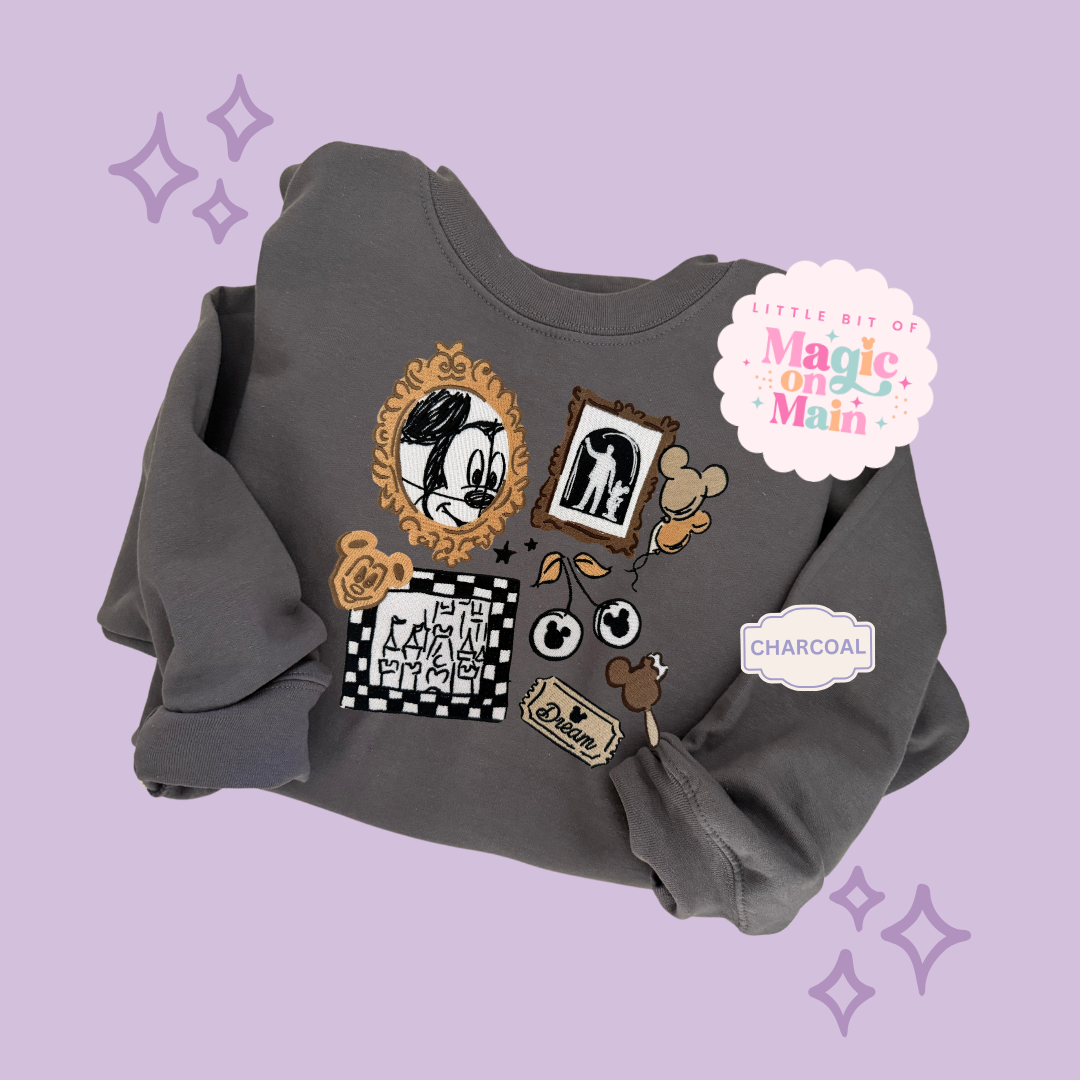 EMBROIDERED NEUTRAL MCKY - ADULT SWEATSHIRT 10039