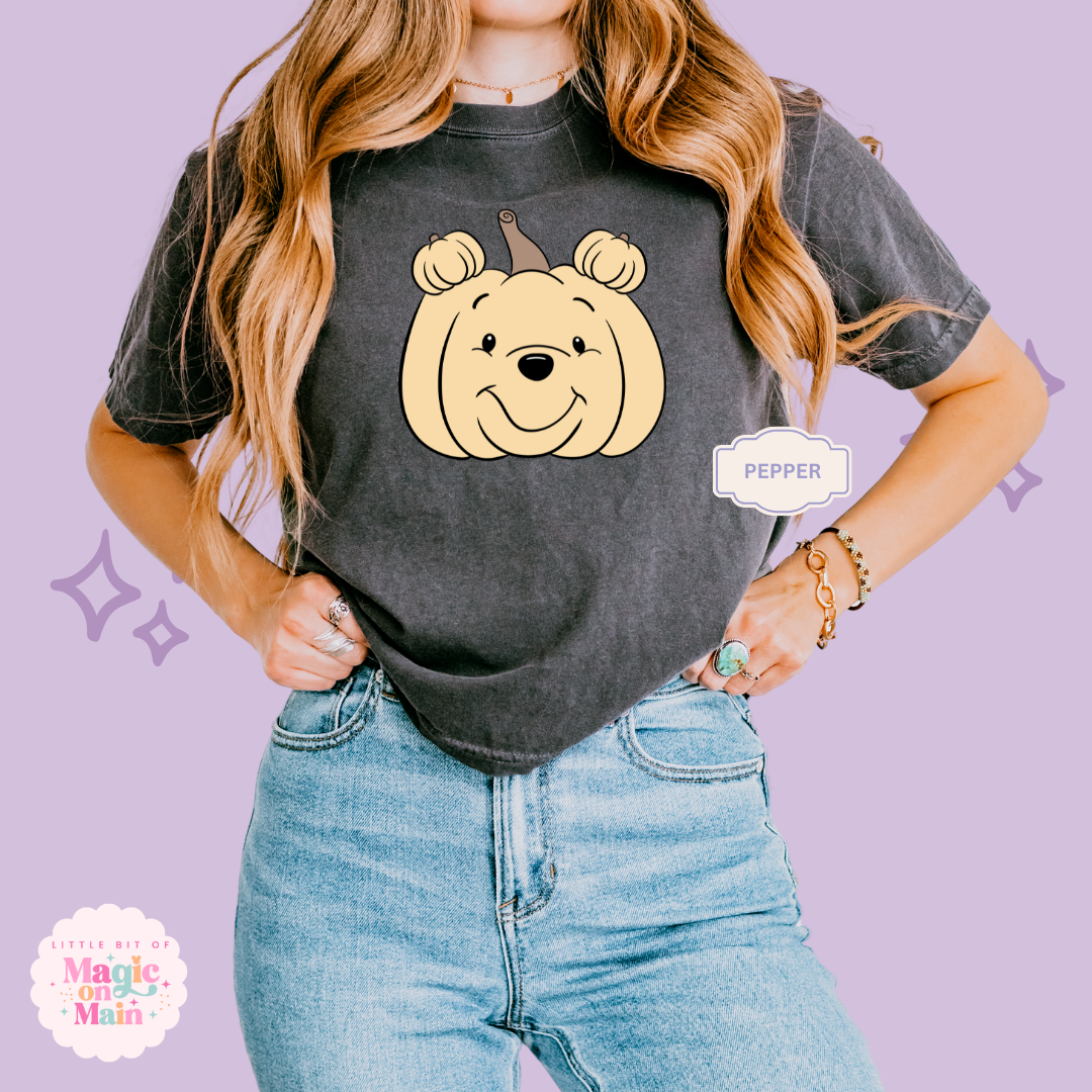 PRINTED POOH PUMPKIN - WOMENS BOXY T-SHIRT