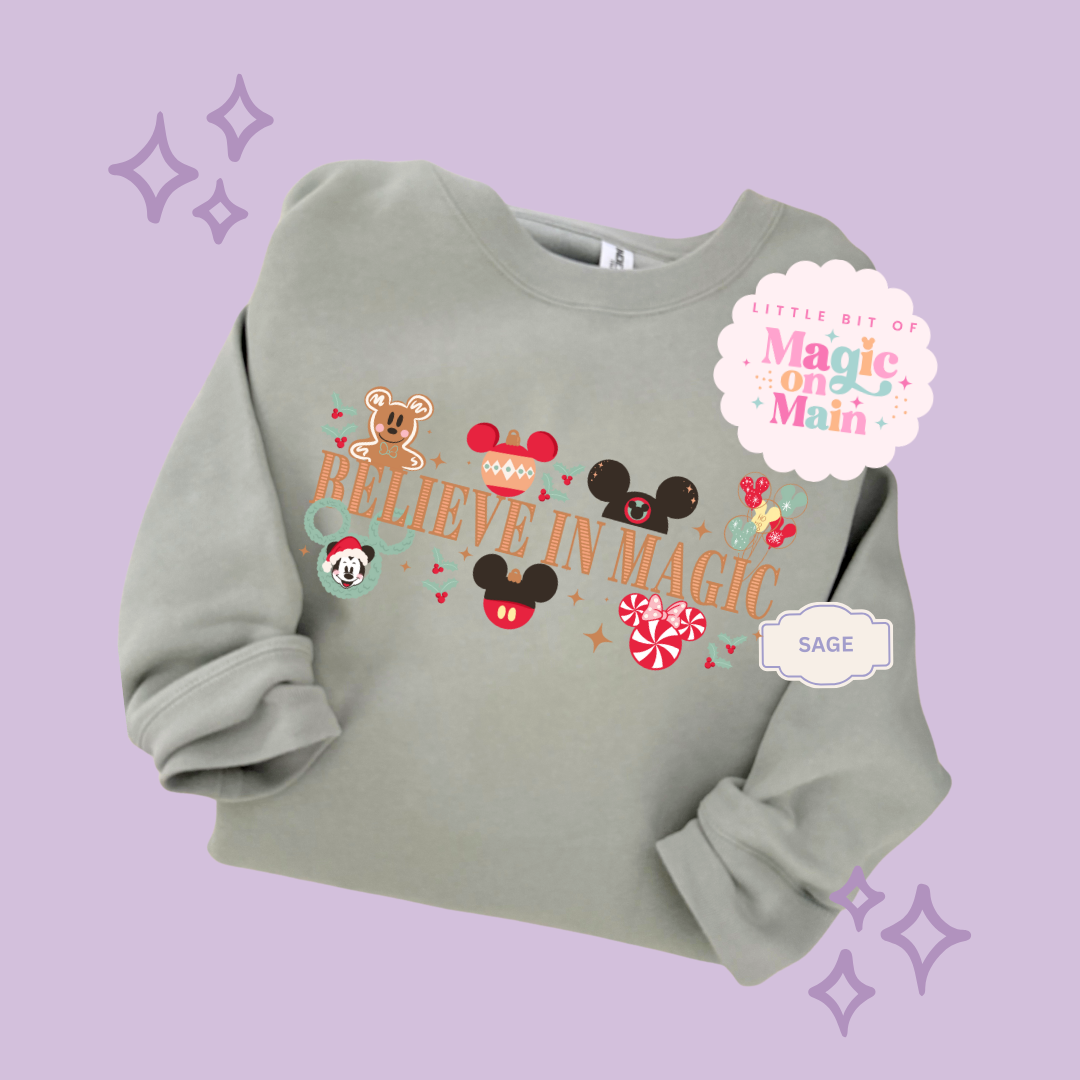 PRINTED BELIEVE IN MAGIC - EXCLUSIVE TO MoM - ADULT SWEATSHIRT