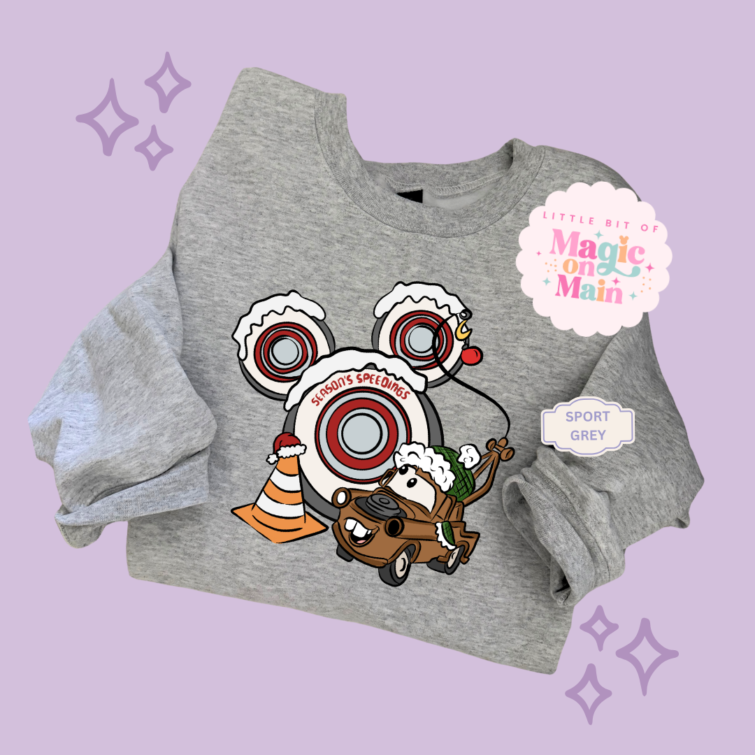 PRINTED SEASONS SPEEDINGS - ADULT SWEATSHIRT