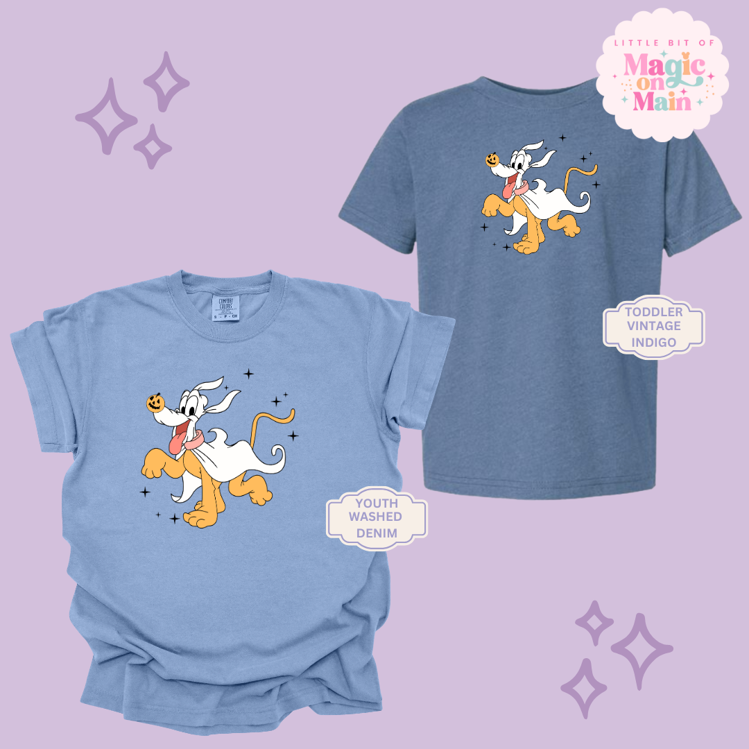 PRINTED HALLOWEEN PLUTO - YOUTH/TODDLER