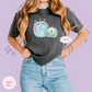 PRINTED MONSTER PUMPKINS  - WOMENS BOXY T-SHIRT