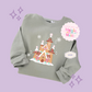 PRINTED GINGERBREAD CASTLE - EXCLUSIVE TO MoM - ADULT SWEATSHIRT