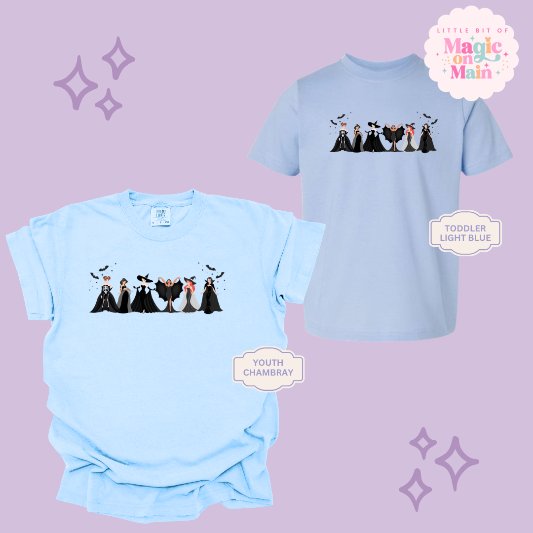 PRINTED SPOOKY PRINCESSES - YOUTH/TODDLER