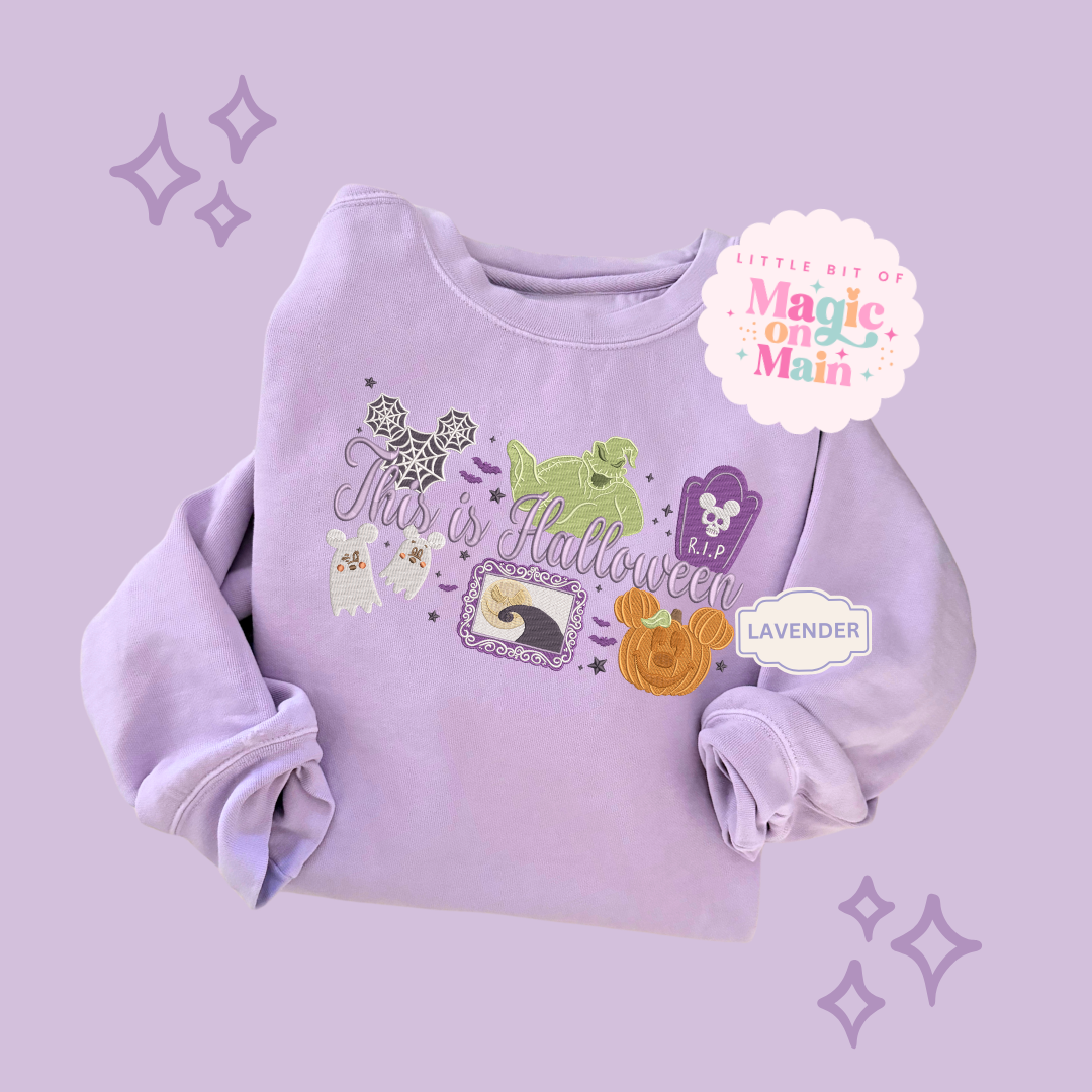 EMBROIDERED THIS IS HALLOWEEN - EXCLUSIVE TO MoM - ADULT SWEATSHIRT