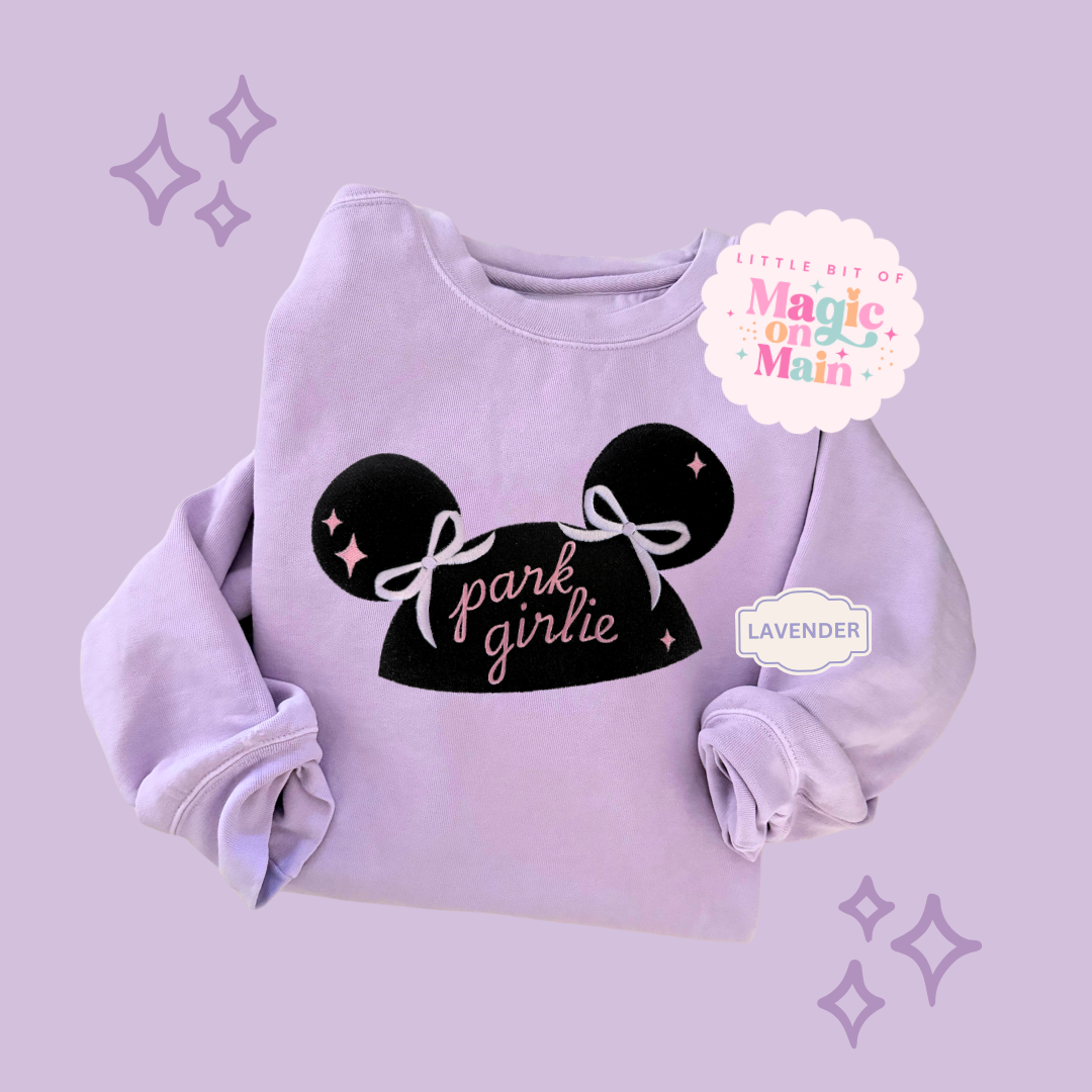 EMBROIDERED PARK GIRLIE HAT - EXCLUSIVE TO MoM - ADULT SWEATSHIRT